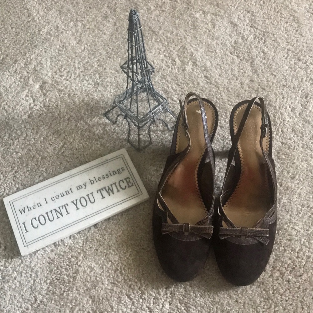 Franco Sarto Slingback heels! ❤️❤️❤️